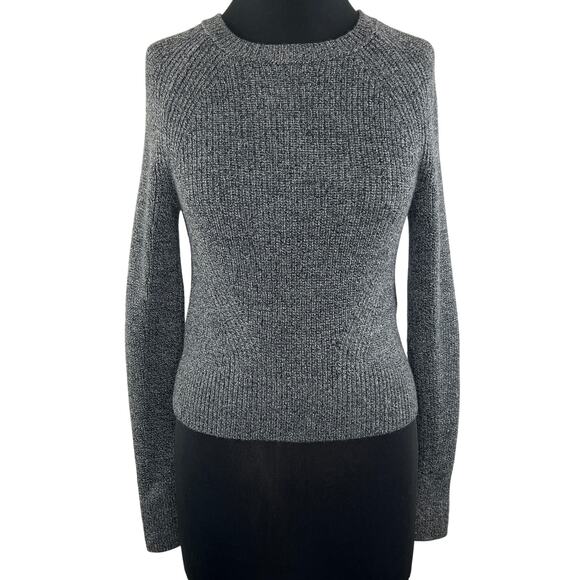 Banana Republic Heritage Collection Gray Marled Knit Long Sleeve Sweater S Small - Picture 1 of 8